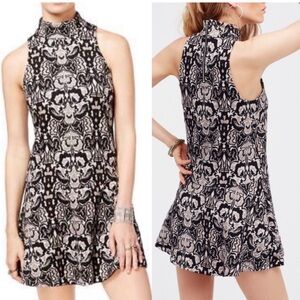 Free People Amelia Jacquard Knit Mini Dress